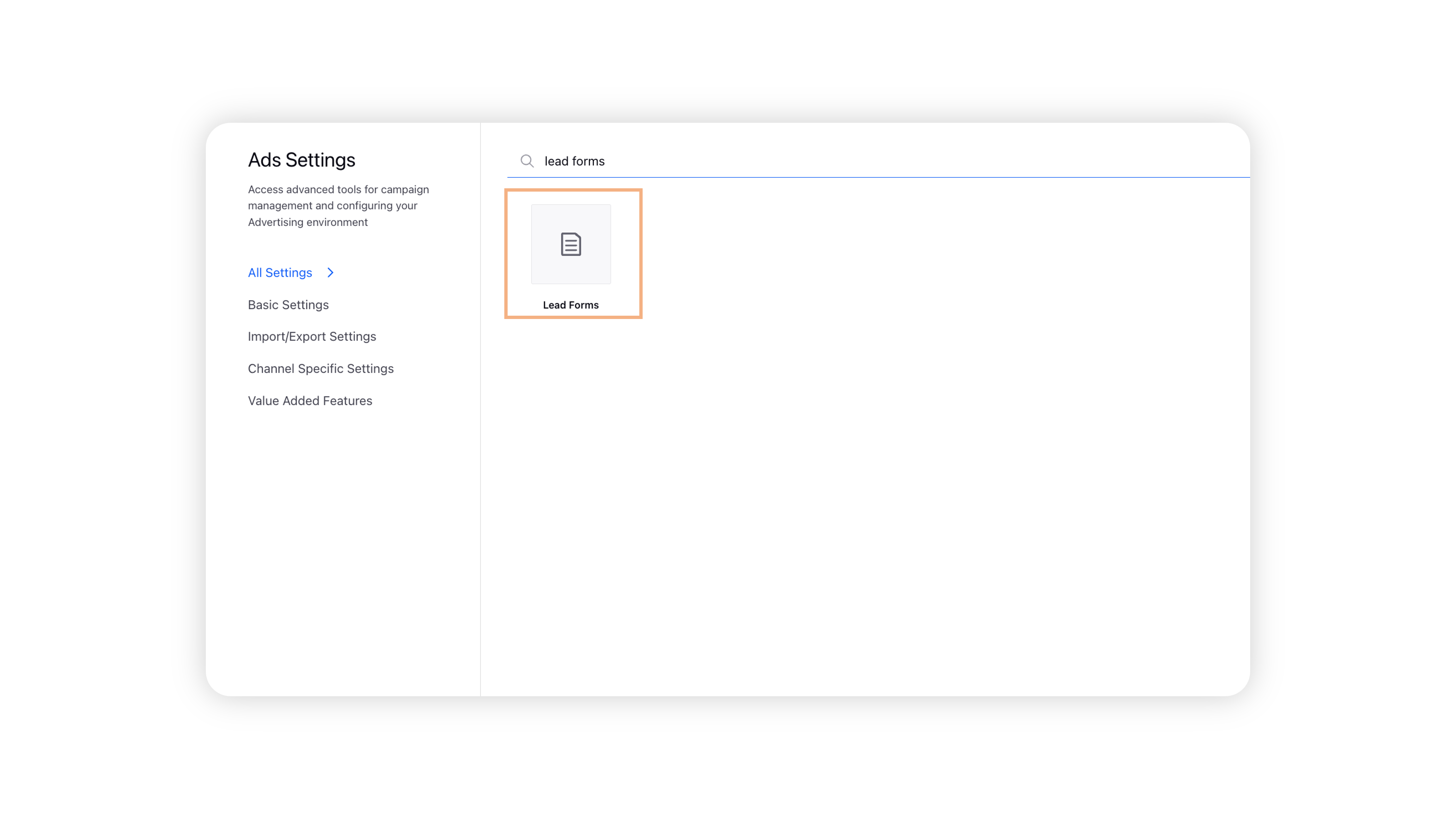 Manage Advanced Channel Settings