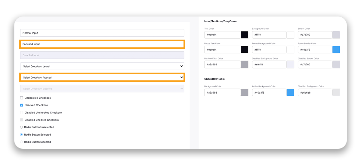 Forms Customization for Community