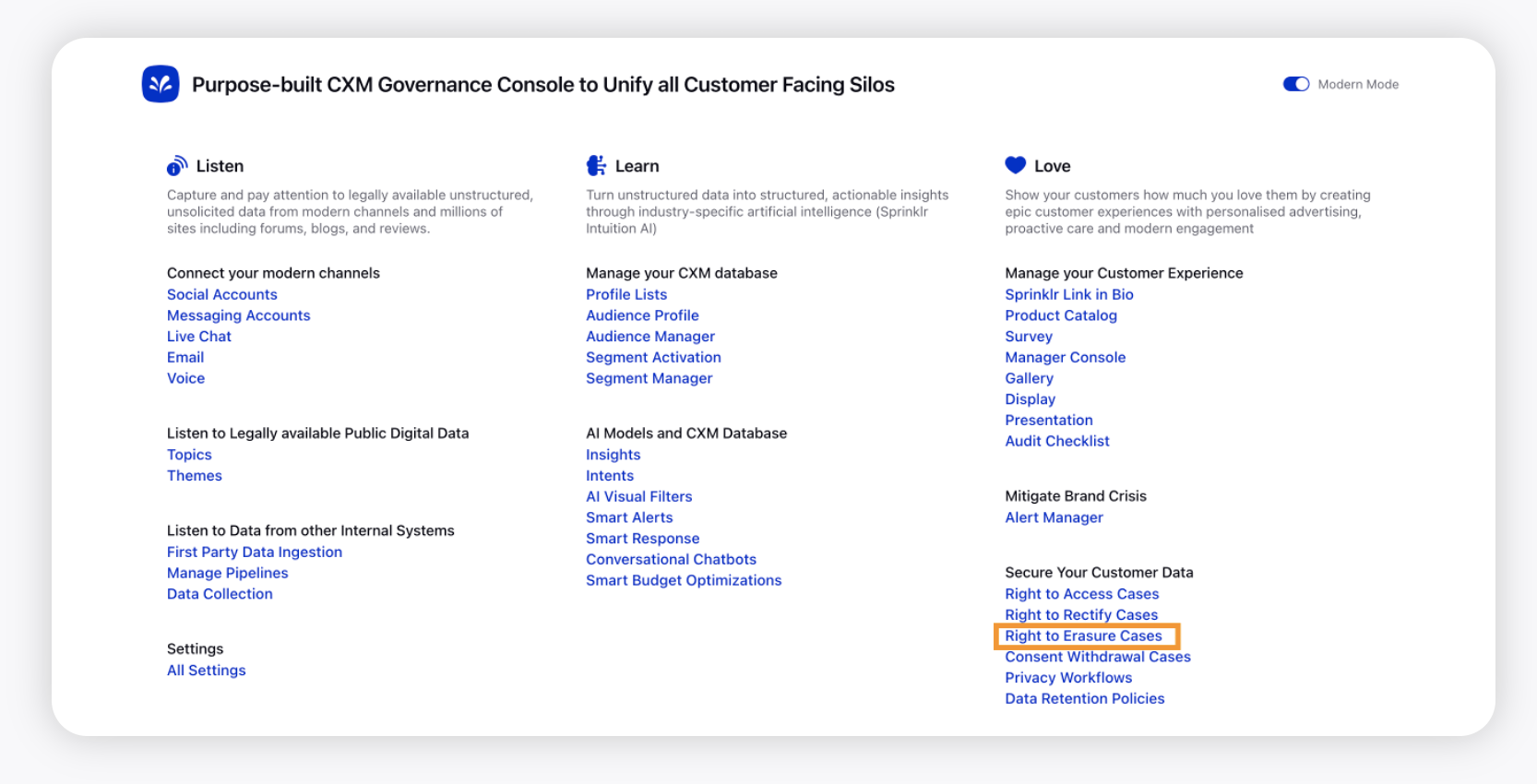 Unified Front Office Platform_Privacy_RightToErasureCases