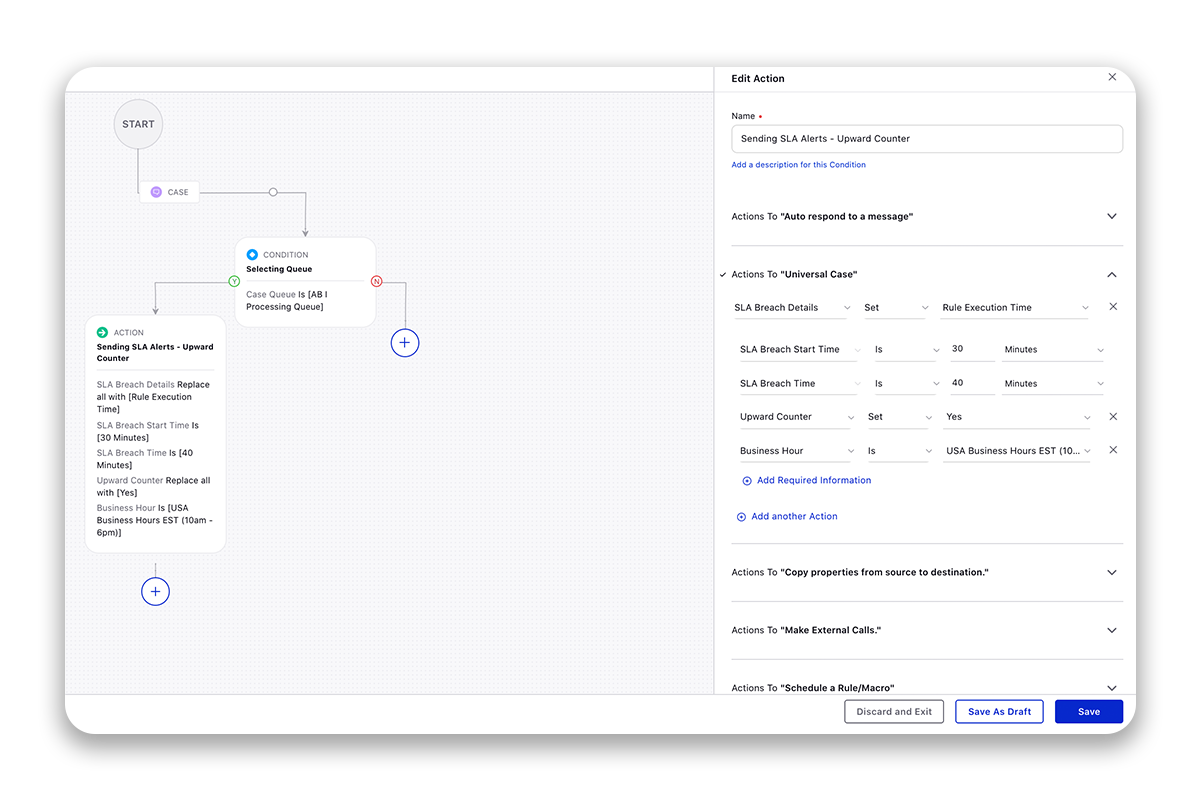 Creating a Visual SLA Alerts Rule - Upward Counter