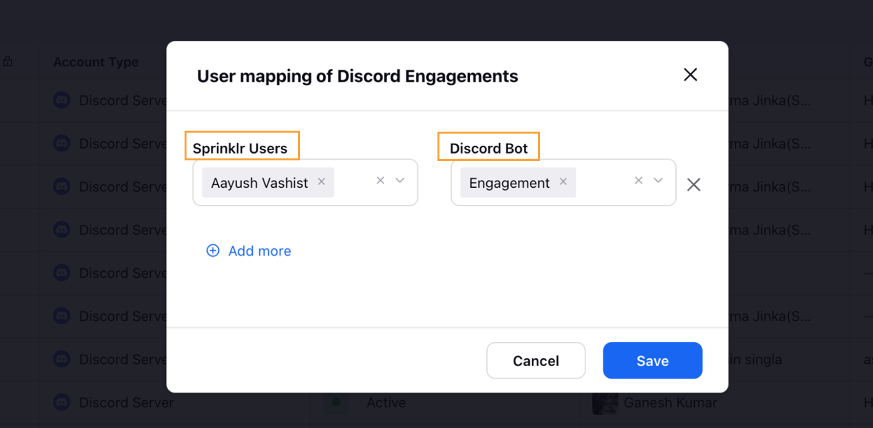 Add a Discord Server in Sprinklr