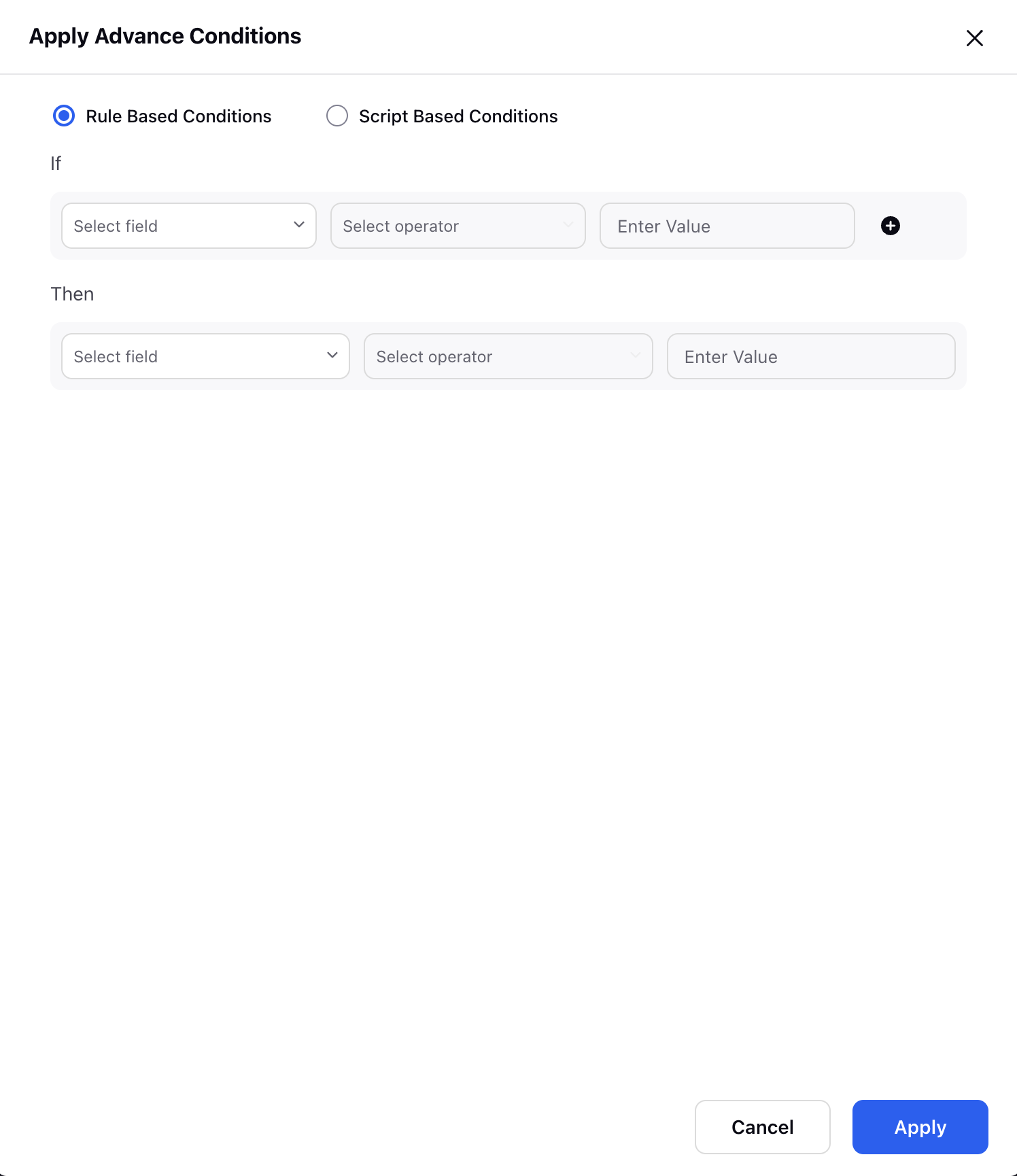 Setting Conditional Mapping